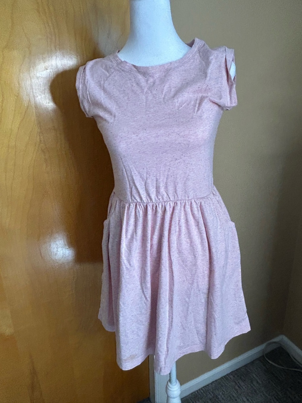 GAP Light Pink Casual Kids Dress teenager